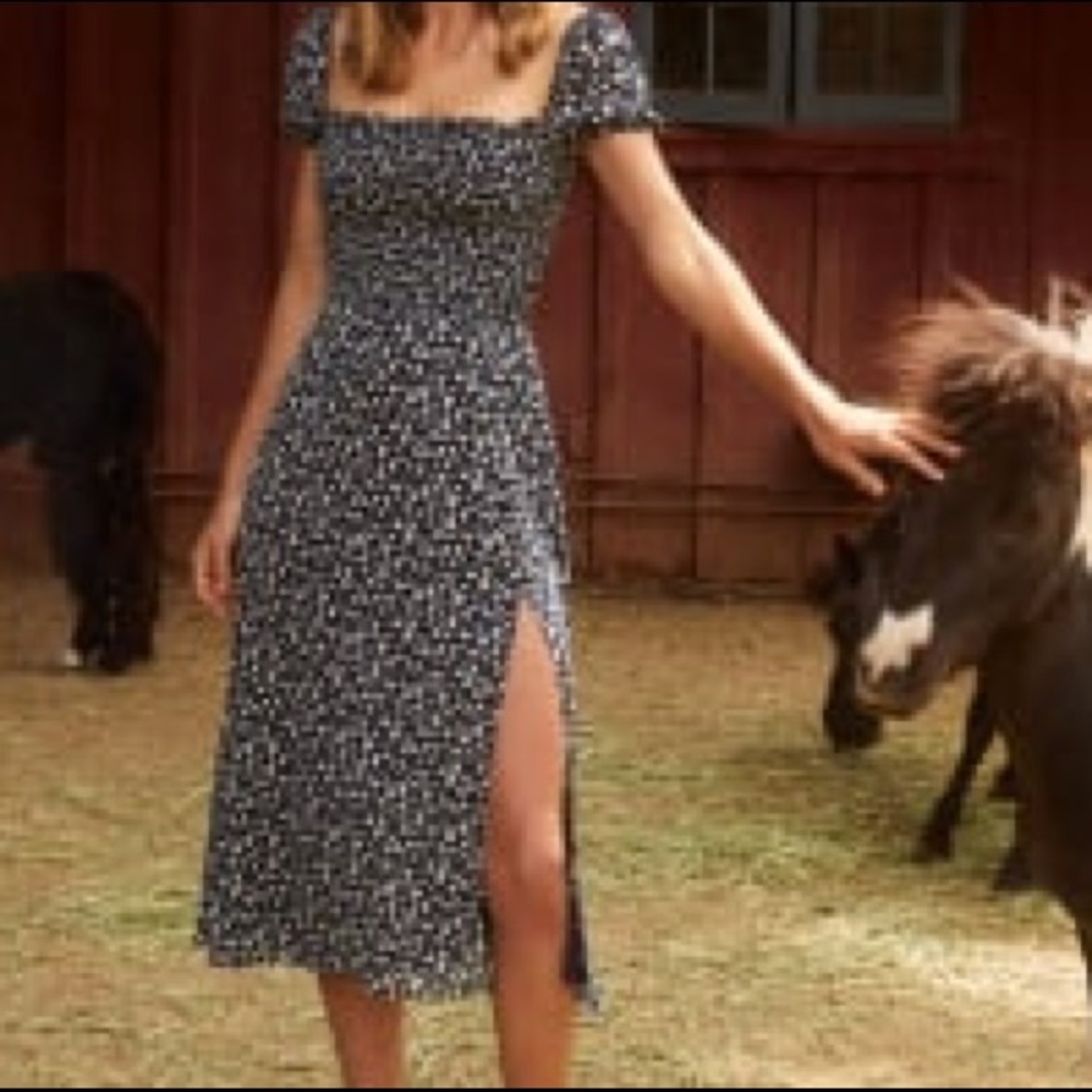 Tags on Large reformation Inka dress in Elyse